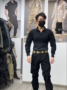 COMBAT SHIRT เสื้อคอมแบท เสื้อยืดแขนยาวยุทธวิธีมีซิป ผ้านิ่มเบาสบาย คล่องตัว ป้องกันUV ป้องกันไฟฟ้าสถิต ผ้าย่นรมหนามูลความปลอดภัย