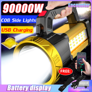 Z11 Flash Light Waterproof Original 4 wicks 90000W Emergency lights flashlights heavy duty japan rechargeable flashlight