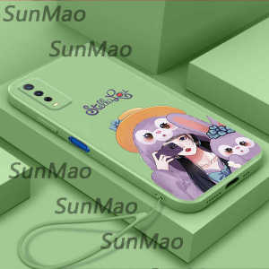 เคสโทรศัพท์ Vivo Y20 หรือ Y20i ด้วยการ์ตูนออกแบบซิลิโคนนุ่มกรณี TPU และกรณีกันกระแทกกรณีกล้องป้องกัน