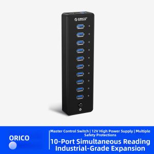 Orico | High-speed 10-port USB Hub for Laptop 10 Ports