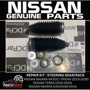Genuine Nissan Steering Gear Repair Kit [ Seals ] - [Navara NP300 D40 Terra] (All Year)