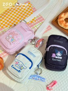 ZGO FUNSU | Cute Cinnamoroll Kuromi Childrens Crossbody Bag Schoolgirl Phone Pouch