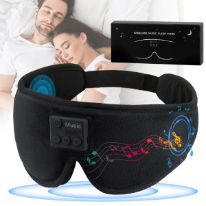 Siesta Appliance Bluetooth Sleeping Eye Mask Plaid Breathable Built-in White Noise Headset Sleep Music Headset Eye Mask