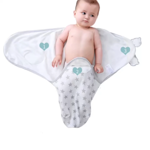 Newborn Swaddle Bonnet Sets Hat Adjustable Magic Sticker Born Sleeping Bag Gift for Baby