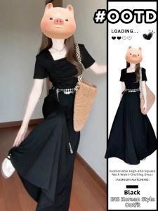 Ge·an·fei | Elegant Waist-Cinching Long Dress Summer 2026 New