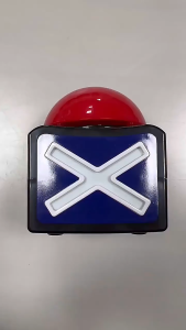 Confidence Game Answer Buzzer with Sound and Light –Fast Response Trivia Quiz Button for Party Family and Got Talent Games