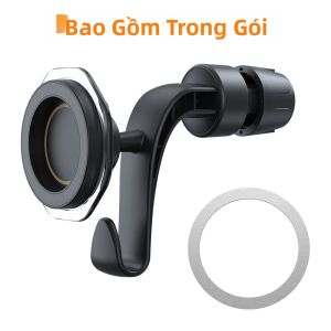 Giá Đỡ Điện Thoại Trên Tựa Đầu Xe Magsafe Lực Từ Mạnh Mẽ Tương Thích iPhone 17 16 Xiaomi Giá Đỡ Ghế Sau Xe Hơi Phụ Kiện Du Lịch Nhựa Đa Năng