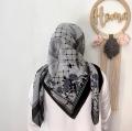 HIJAB SEGI EMPAT MOTIF-MOTIF TERBARU/KERUDUNG VOAL PREMIUM/JILBAB MOTIF BUNGA DAN SALUR. 