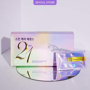 พร้อมส่ง🚛 SERUM 21 เซรั่ม & กันแดดT-Collagen & เซรั่มเมโส เอสเซนส์บำรุงผิว 21 วัน บำรุงผิวกระจ่างใสไร้ริ้วรอย กันแดดSPF50PA+++ Seyoul 1กล่อง