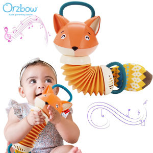 Orzbow Đồ Chơi Đàn Accordion Hình Cáo Hoạt Hình Dễ Thương Cho Trẻ 0-3 Tuổi Giáo Dục Sớm Cho Bé Tập Chơi Âm Nhạc Nhẹ Nhàng Cho Bé Trai Và Bé Gái