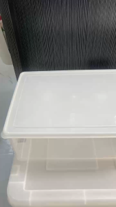 7PCS Kitchen Food Storage Container Set Clear Plastic Containers with Lids Food Keeper Refrigerator Pantry Organizer Home