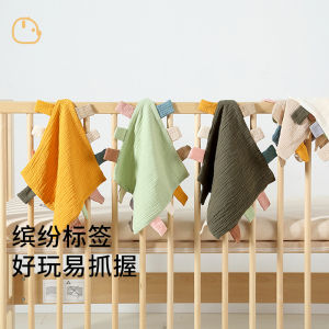Pure Cotton Soothing Towel Baby Sleep Blanket Drool Bib Comfort Toy Finchlife Multifunctional Gripping Doll for Infants And Toddlers