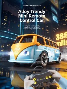 Đồ Chơi Xe Buýt Du Lịch Mini Điều Khiển Từ Xa 2.4g