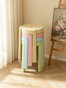 SAMEDREAM | Stackable Sturdy Plastic Bench Durable Guest Ready