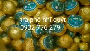 [HCM] TRÀ PHỔ NHĨ QUÝT THƯỢNG HẠNG - túi 10 viên - trà - ăn vặt