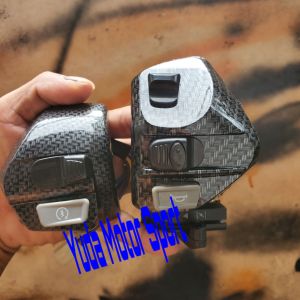 SAKLAR SET KIRI KANAN YAMAHA MIO SPORTYMIO SMILEJUPITER MX OLDJUPITER Z BURHAN KARBON CARBON BERKUALITAS