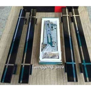 Termurah 4pcs+body kunci set 45cm/60cm/80cm Tarikan pintu kupu tarung gagang pintu rumah stainless steel