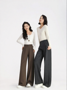 HIPPIE MISS | Petite Tailored Tencel Wool Pants