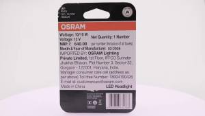 Osram | OSRAM HS1 LED Xe Máy Ô Tô Bóng Đèn Pha 12V 6000K Trắng Mát Đa Năng HS1 Plus H4 Cao/Chùm Thấp 1:1 PX43T Đèn Ô Tô