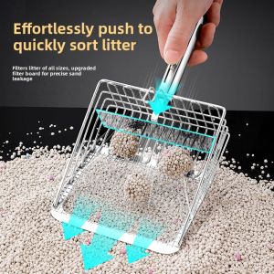 MONLEYTA | Cat Litter Scoop with Fine Holes Metal Large Size