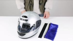 Tereshar Synthetic Helmet Hawks Motorcycle Helmet Mohawk Wigs Helmet Mohawk Wig for Motorcycle Bicycle Ski Snowboard Helmet Hair