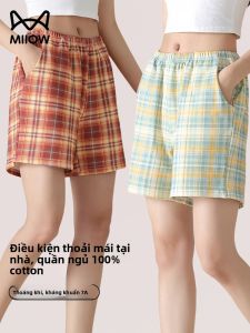 MiiOW | Quần short ngủ mùa hè cho nữ MiiOW Cat People Quần dài rộng rãi thoải mái thoáng khí kháng khuẩn bằng cotton nguyên chất