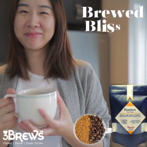 3Brews Hazelnut Flavored Coffee: Whole Beans or Custom Grounds Dark Roast Brew Ideal for Custom Brewing Available in 250g 500g 1000g Dark Roasted Aromatic Flavorful |  Grind As Per Order