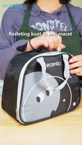 ECENTIO Navy Lunch Bag | Tas Insulated Lunch Bag & Tas Cooler Cartoon