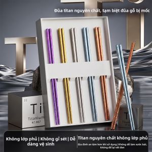 BAICHANG | Đũa Titanium Chống Khuẩn và Mốc Cao Cấp