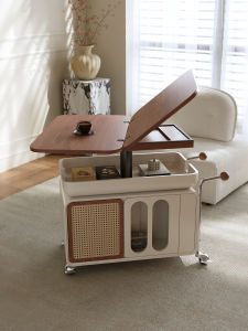 QUANMU | Portable Foldable Adjustable Sofa Matching Home Tea Table