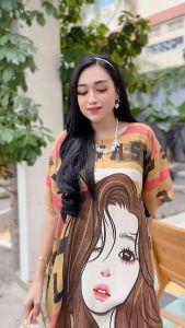 Daster Wanita Terbaru Busui Kancing Depan Bahan Adem Nyaman Daster Kekinian