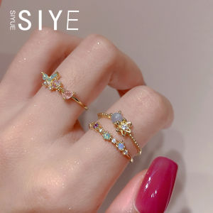 Fashionable Stackable 14k Gold Plated Ring for Women Unique Design Classic Elegance  out Sweet Style Floral Engraving