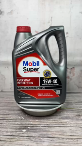 Mobil Super Everyday Protection SAE 15W-40 4 Liter API SN Plus/A3/B3 Oli Mesin Mobil Bensin Diesel Pelumas Original