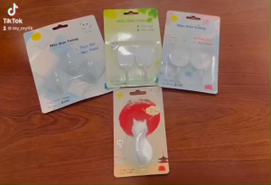 Móc dán tường hình hoa TL223 - Vỉ 2 cái