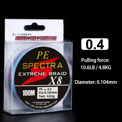 【TESLO】🔥Malaysia In Stock🔥 tali pancing benang 100m multicolor braided fishing line x8 super strong pe fish wire tool alat memancing tangsi 钓鱼线