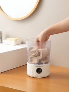 Mini Washing Machine Portable Rechargeable for Socks Underwear Baby Clothes Wireless Washing Machine for Travel
