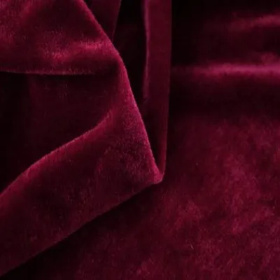 ZHENTAIYUAN | New Red Velvet Plain Cloth Velvet Fabric