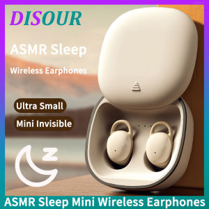 DISOUR ASMR Sleeping Wireless Earbuds Ultra Light Small Mini Invisible Sleep Bluetooth Earphones In-Ear Dual Noise Reduction Stereo Headsets Lightweight and Comfortable For All Smartphones