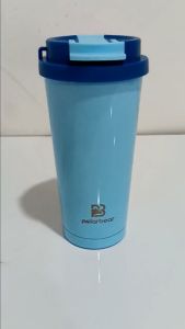 Polarbear Insulated Glass Coffee Cup แก้วน้ำหูหิ้วพกพา  500ml แก้วเก็บร้อน/เย็น แก้วกาแฟเก็บอุณหภูมิ แก้วสแตนเลส  พกพาสะดวก เก็บความเย็นได้นาน ดีไ