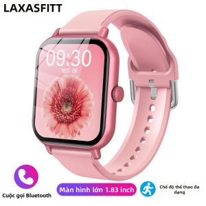 laxasfit | Đồng Hồ Thông Minh LAXASFIT Dành Cho Nam Nữ Cuộc Gọi Bluetooth Theo Dõi Nhịp Tim Theo Dõi Giấc Ngủ Nhắc Nhở Tin Nhắn Màn Hình AMOLED 1.83 HD