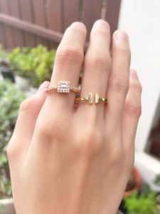 Cincin Emas Kadar 375 (8K) Model Variasi Berat  065 - 1 gram an