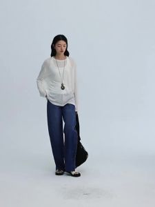 epoque de rueen | Stylish Loose Long Sleeve T-Shirt Womens Spring Wear
