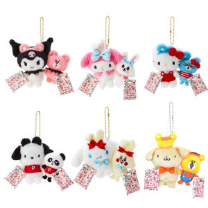 YF Sanrio Swimmer Collab Kuromi HelloKitty Plushie Cute Cartoon Plush Cotton Doll Bag Charm FY