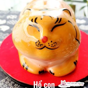 Heo Tiết Kiệm Gốm Sứ Hình Chú Hổ