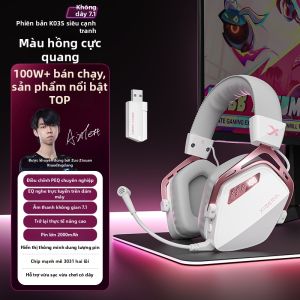XIBOLIYA | Tai Nghe Chơi Game Âm Thanh Vòm 7.1 4 Chế Độ Bluetooth