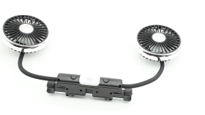 Car electric fan car rear seat special silent strong wind double head