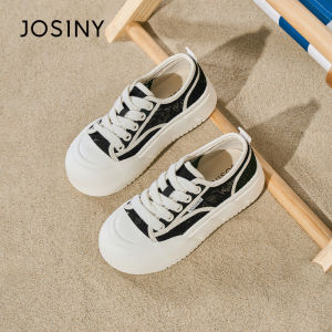 Josiny | Thick Sole Breathable White Shoes Women Mesh