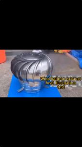 Roof Ventilator 300mm-600mm: Whirl Wind Exhaust Fan for Residential & Industrial Use