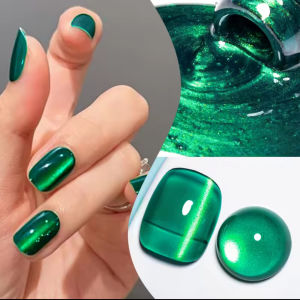 Sơn Móng Tay Gel Mắt Mèo Xanh Ngọc Lục Bảo Nhấp Nháy Giáng Sinh Hoàng Gia 12ML Gel Đặc Biệt Mới Năm 2025 Dành Cho Chuyên Nghiệp