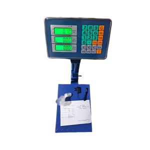 Vodool Digital Floor Heavy Duty Folding Scales with LB/KG Commercial Digital Postal Scale LCD Display for Luggage Package Warehouse Home Pet Shop